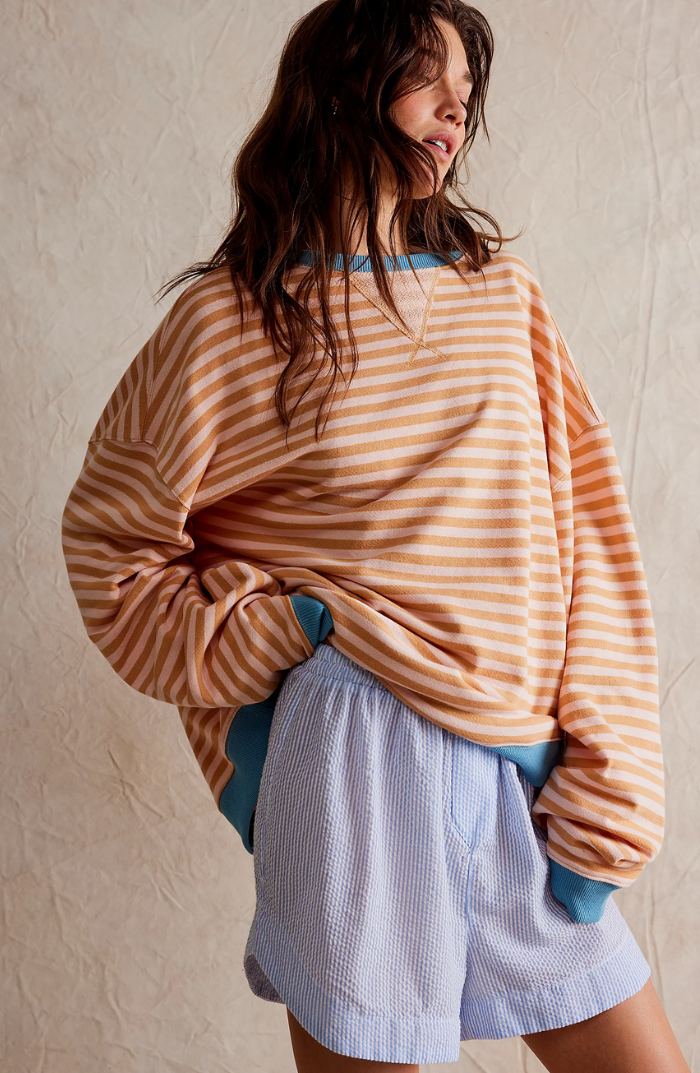 Mana™ | Oversized Pullover mit Streifen