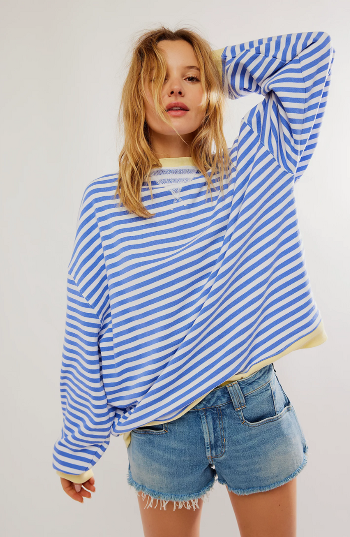 Mana™ | Oversized Pullover mit Streifen