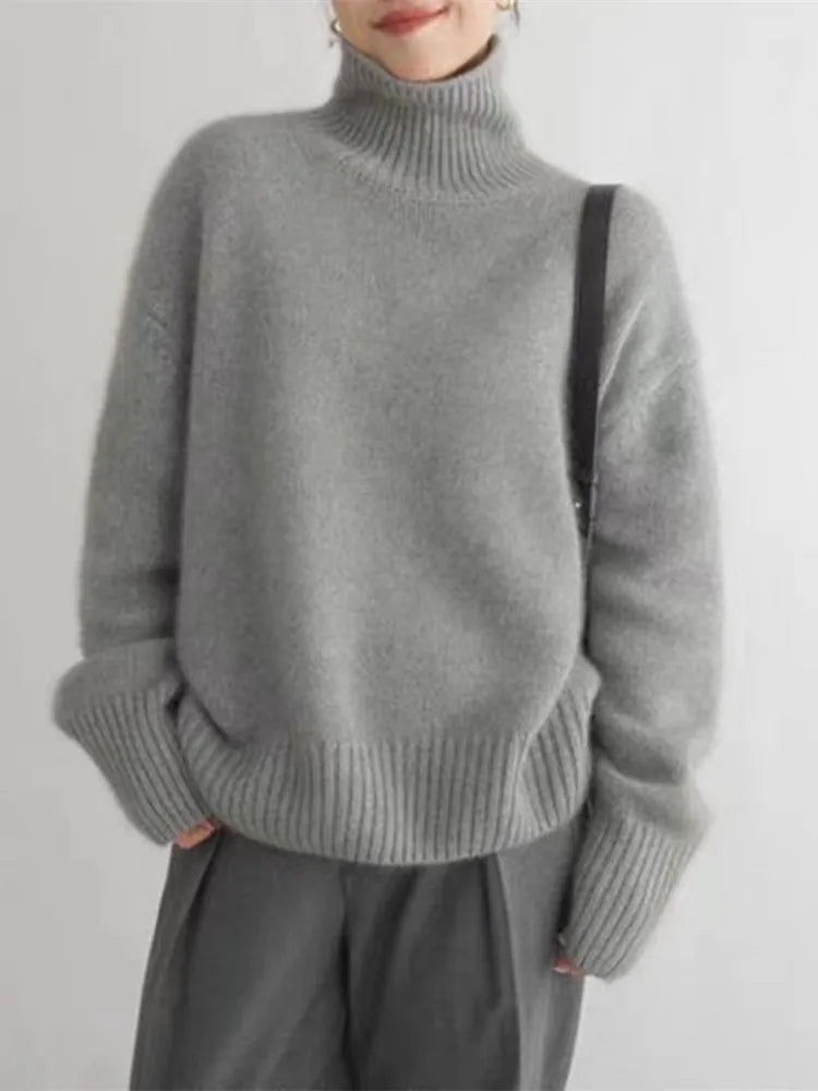 Elisa™ | Der Elegante Rollkragenpullover