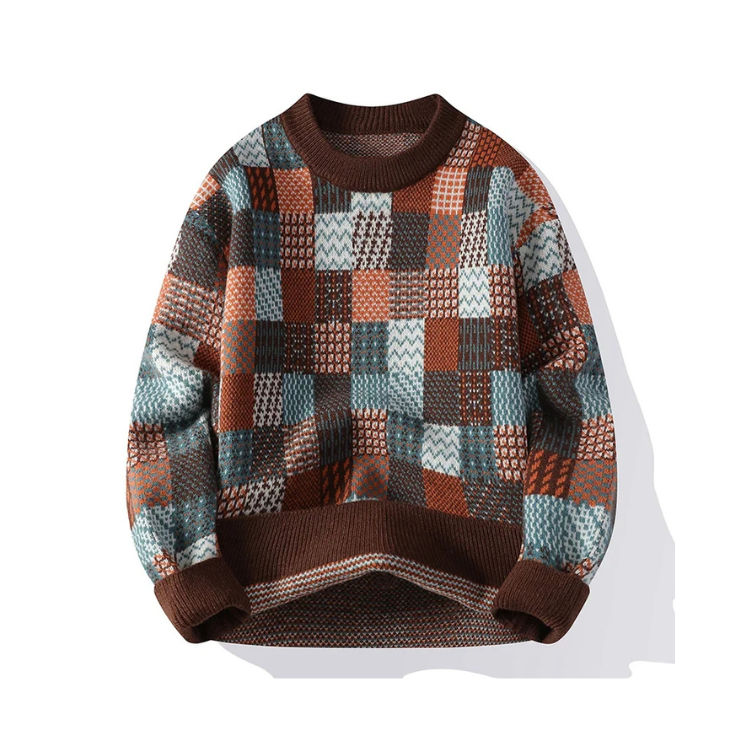 Le Clair™ | Vintage-Patchwork Pullover