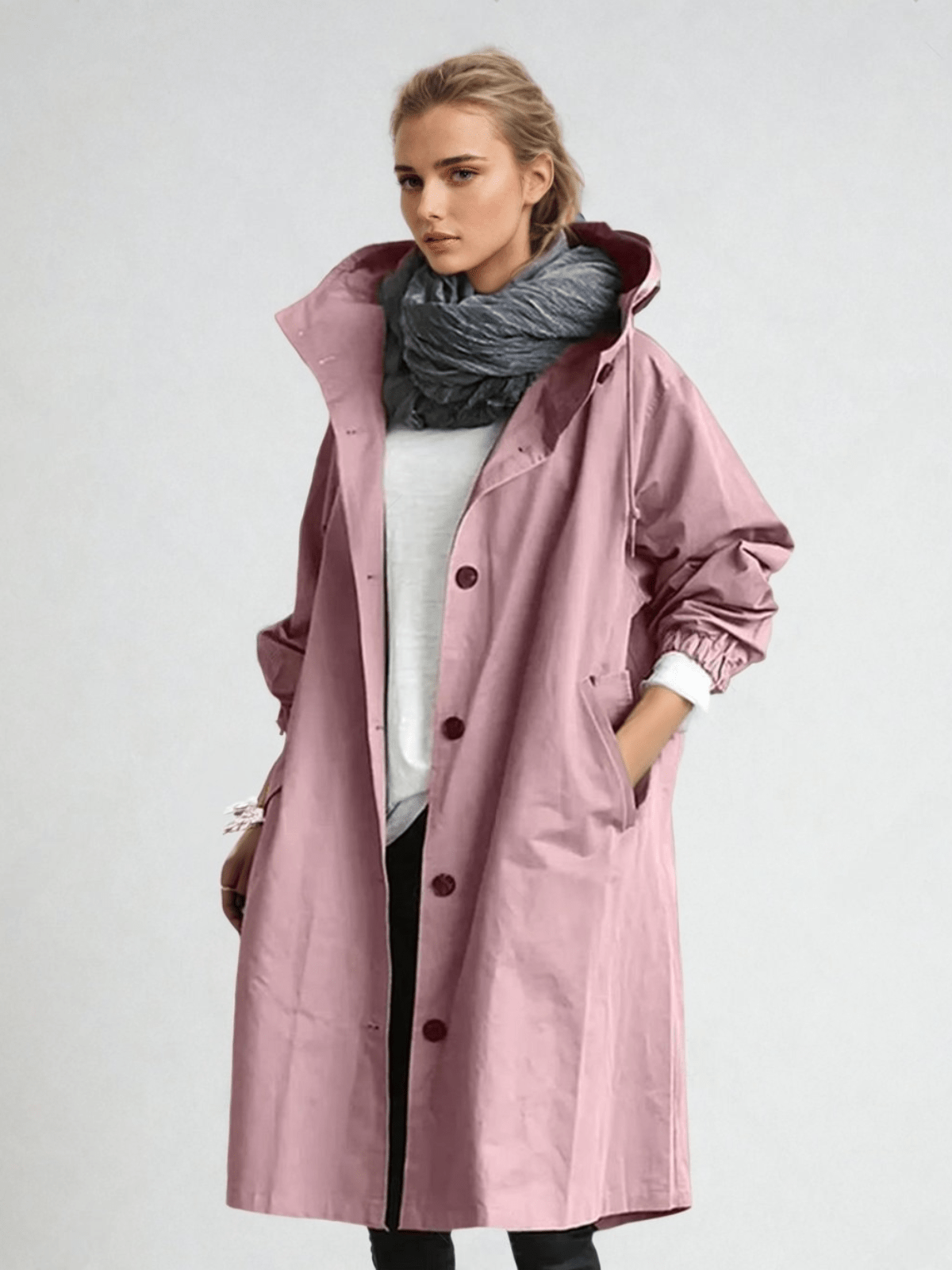 Luna™ | Die Stylische Oversize-Regenjacke